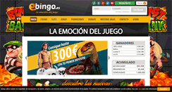 Desktop Screenshot of ebingo.es